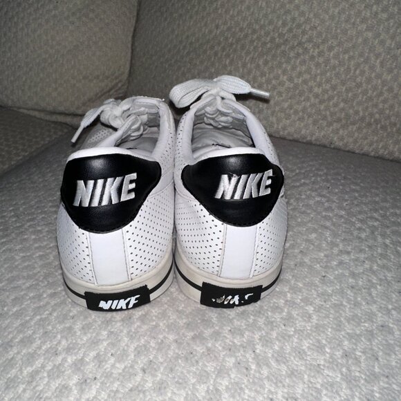 Nike Classic White Men's Leather Shoes with Logo Design - Size 11.5 - Picture 4 of 8